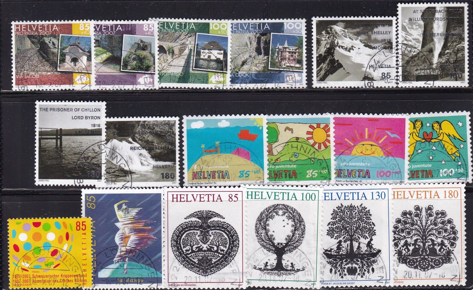 Tutti i francobolli: CH Briefmarken Lot ab 2007 – Usato da Münchwilen AG venduto da Nesar