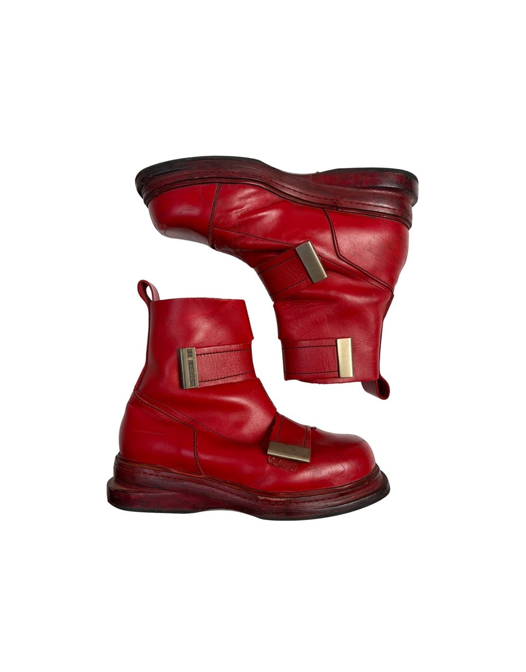 Bikkembergs Herrenschuhe: Dirk Bikkembergs 1995 Runway Version Velcro Boots – Gebraucht aus Thierachern von n.webl 2