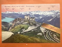 1919 Rigi-Kulm, Sonnenaufgang. Luzern
