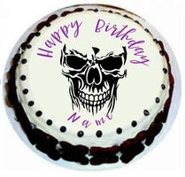 Caketopper, Tortenaufleger, Skull, Totenkopf