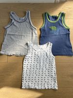 3er Set: 98/104 Leibchen Gr 98/104 Shirts ohne Arm Unterhemd