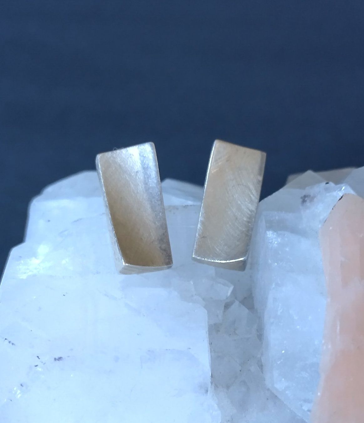 Orecchini pendenti & Orecchini a lobo: KLASSISCHE OHRRINGE 925 SILBER RECHTECKIG – Usato da Romanshorn venduto da BoutiqueA