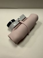 Faltbare Trinkflasche Silikon rosa neuwertiger Zustand