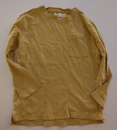 Langarmshirt Zara, Gr. 116, Senffarben