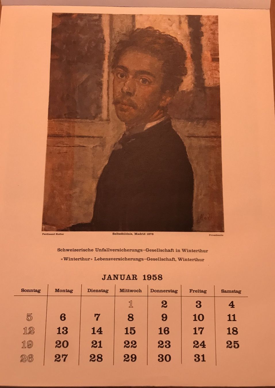 Calendari: Kalender Winterthur Versicherungen – Usato da Altstätten SG venduto da Nik2009 1