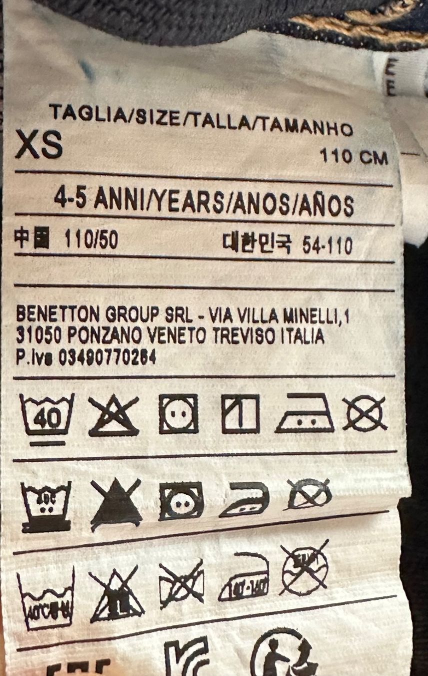 Benetton Pantaloni: 2 Bermuda in jeans Benetton – Usato da Castel San Pietro venduto da Moregi 8