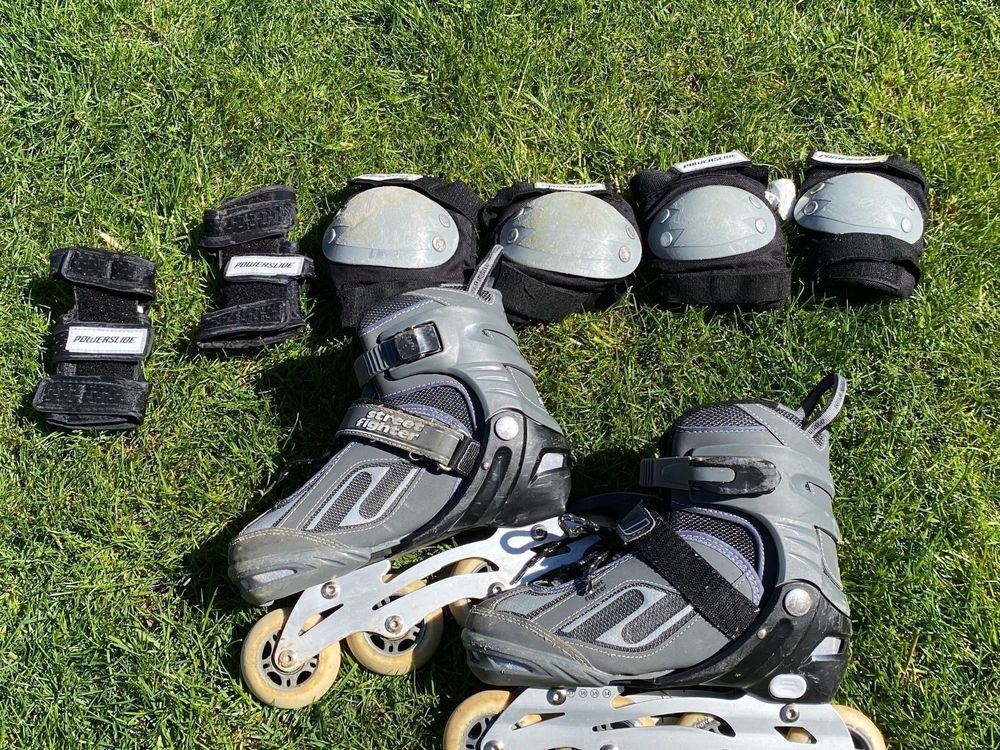 Inline Skates Kinder mit Schoner 34 bis 37 Kaufen auf Ricardo
