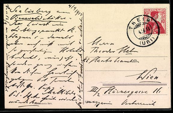 Cartoline postali: Seelisberg, Grand Hotel Sonnenberg mit B – Usato da Berlin venduto da bartko-reher 1