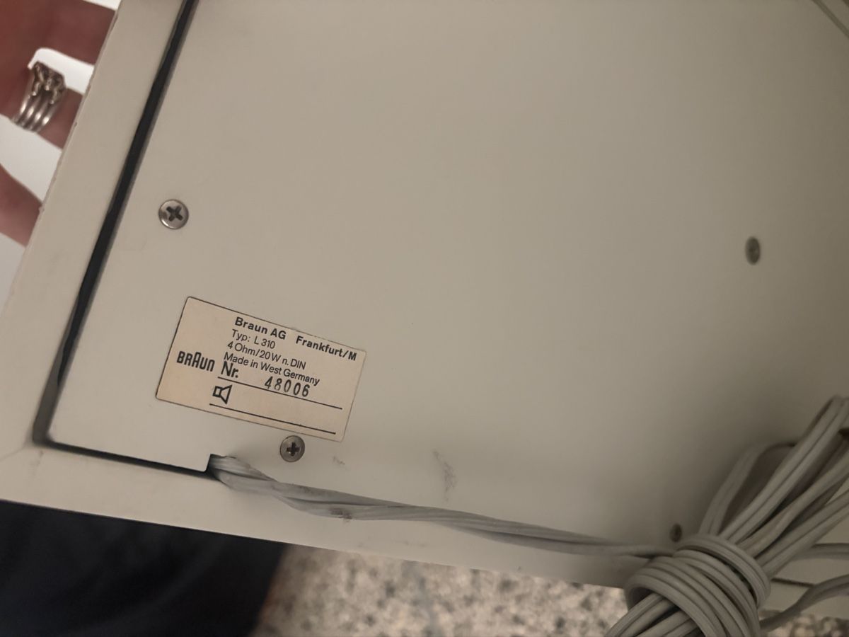 Braun Casse acustiche: Braun Audio L310 Lautsprecher – Usato da Zürich venduto da Son_77 4