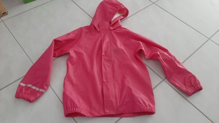 K..54 R G) Jacke Regenjacke Mädchen Gr. 128 Name it