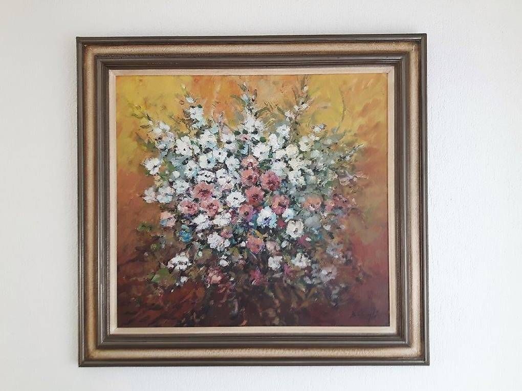 Gemälde: Ölgemälde von Fritz Boegli "Bouquet" – Gebraucht aus Reinach BL von urbanfinds