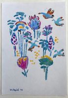 Walter Ropélé 1934 Oelkreide auf Papier 24x15cm gut dotiert