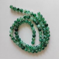 Myanmarjade, Beads 10mm, Strang
