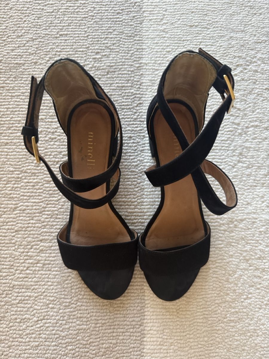 Scarpe da donna: Minelli - Sandales noires à talons – Usato da Genève venduto da cece22 5