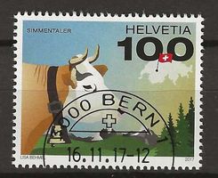 M1658 - Vache suisse 1er jour