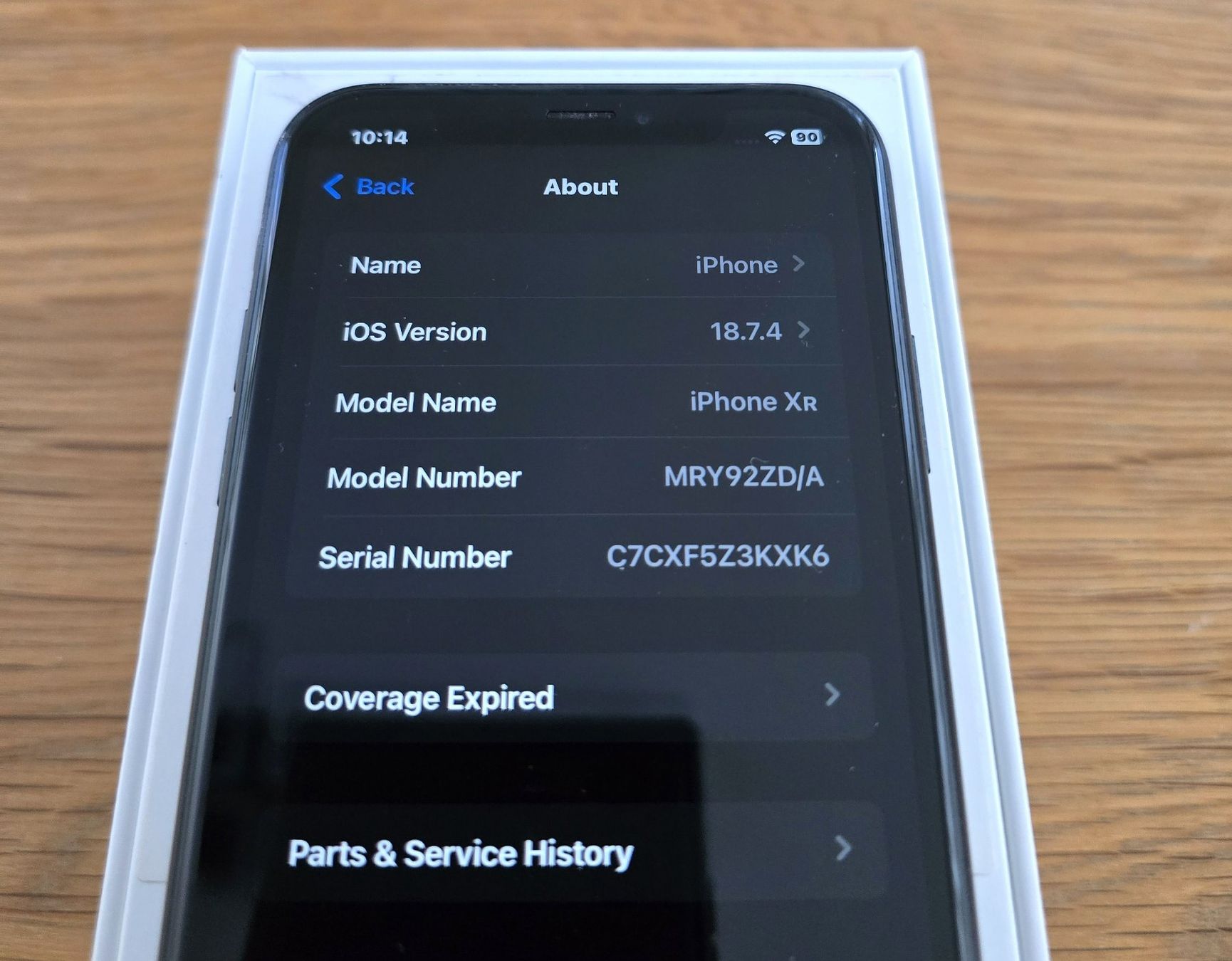Apple Telefoni cellulari / Smartphones: Apple iPhone XR 128GB Schwarz – Usato da Au ZH venduto da WPD 2