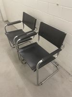 2x Freischwinger Stuhl Schwarz
