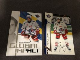 Aberg SCRJ ZSC Kloten Hockey Card signiert