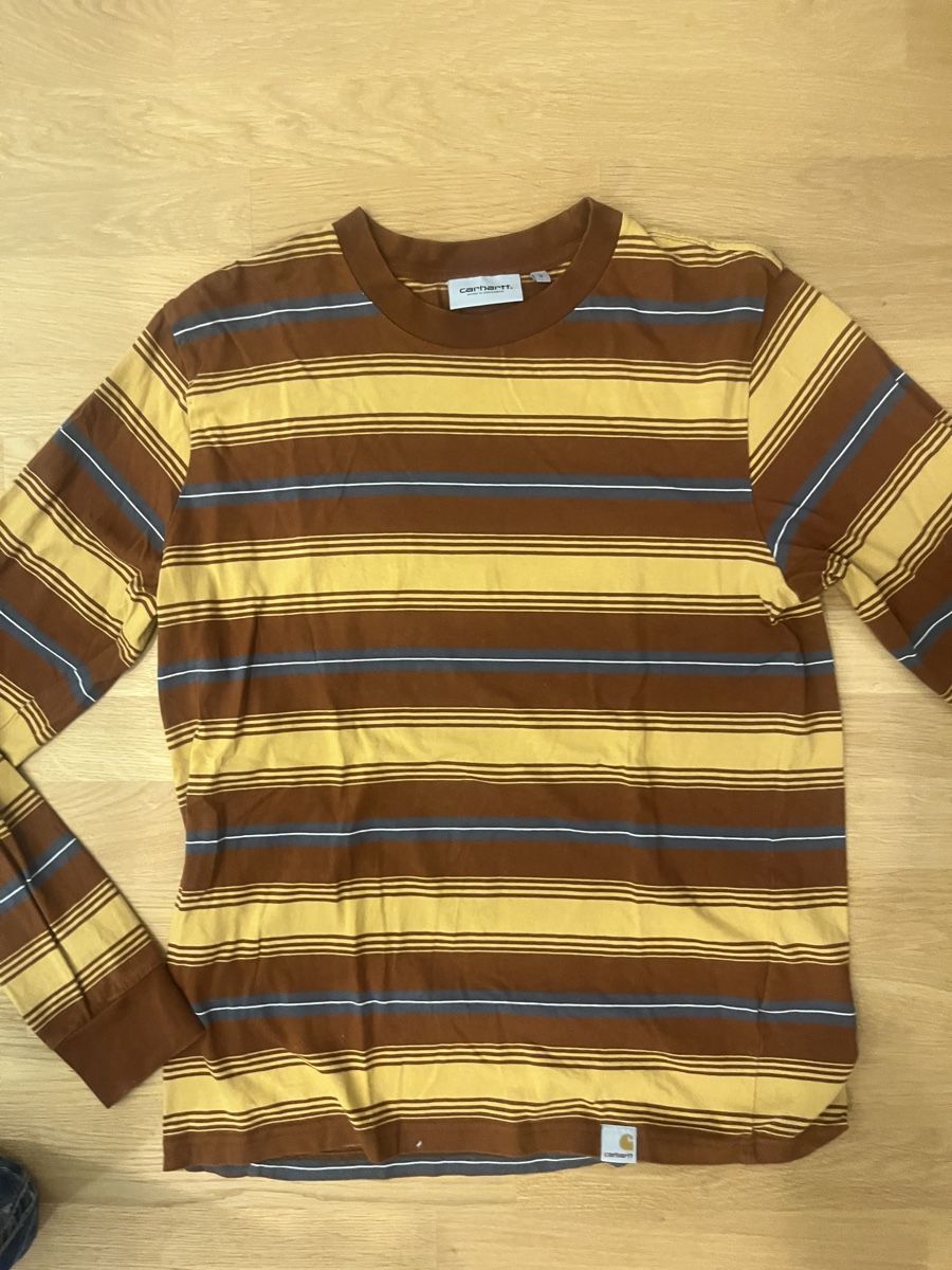 Carhartt Maglioni & Felpe: Carhartt striped long sleeve Shirt – Usato da Winterthur venduto da 3mi_2kpf 1