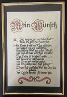 Sinnspruch Spruch mein Wunsch Deko Geschenk Mitbringsel
