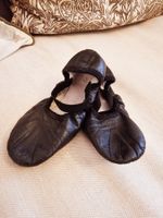 Ballettschuhe schwarzes Leder Gr. 1C/33