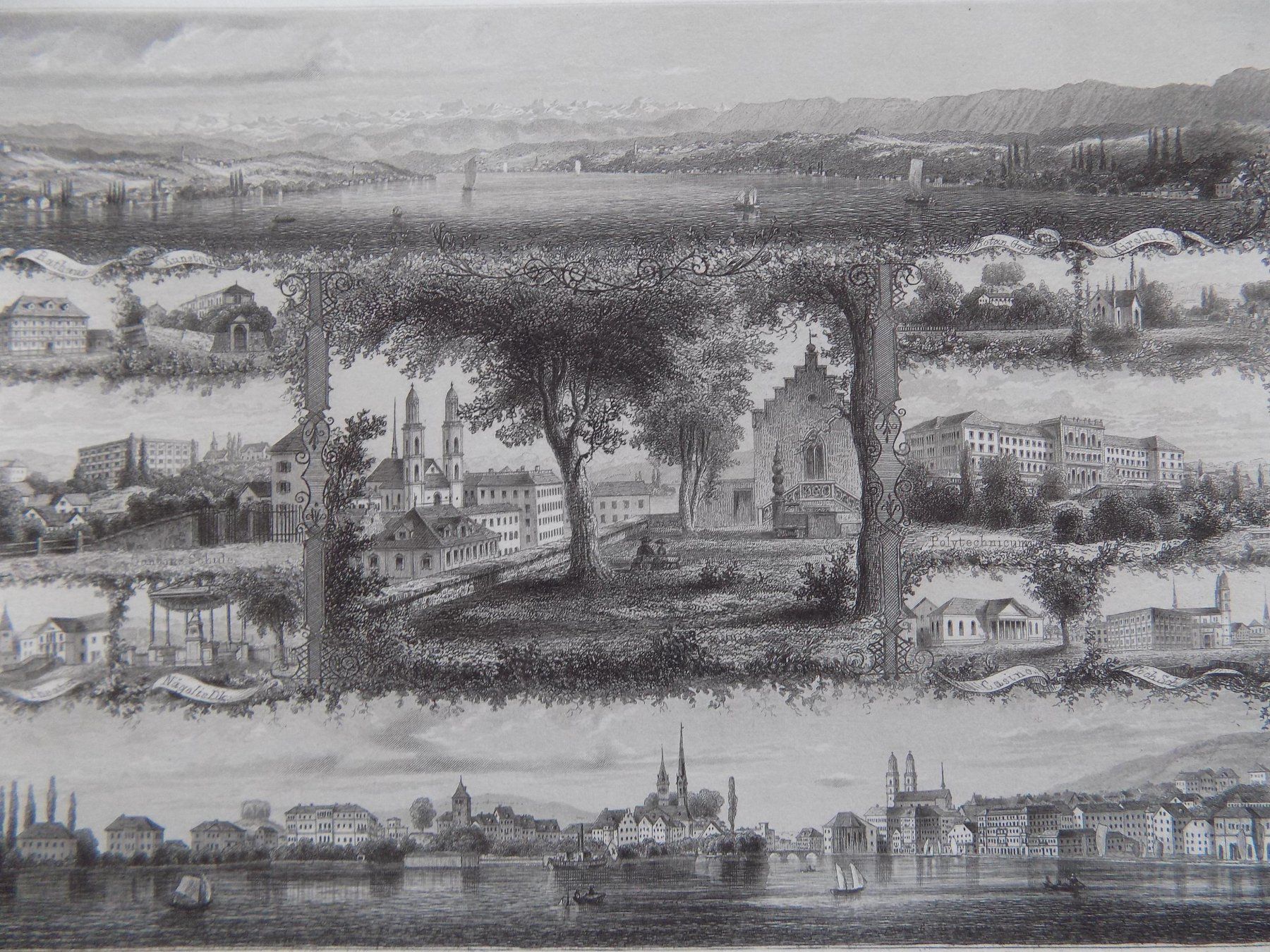 Gravures: Zürich Souvenirblatt von Ringger – D'occasion à Risch par Rischli15 1
