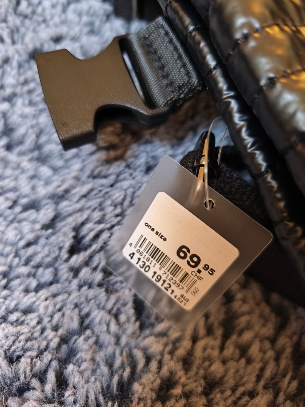Rieker Zaini: RIEKER Damen Rucksack schwarz gesteppt – Nuovo e nell'imballaggio originale da Uster venduto da zebralino 3