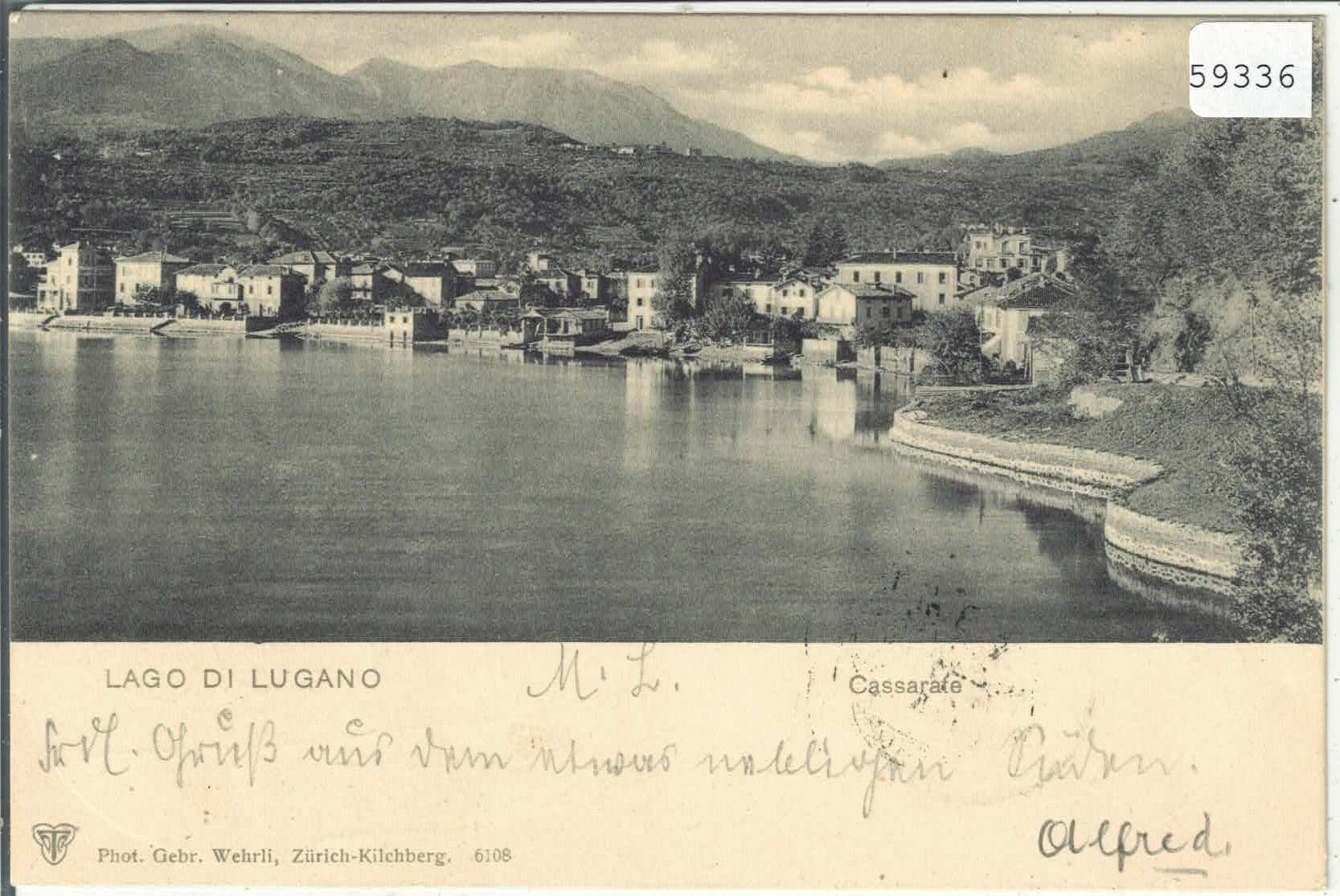 Cartes postales: Lago di Lugano - Cassarate – D'occasion à Ettingen par Kartenplanet