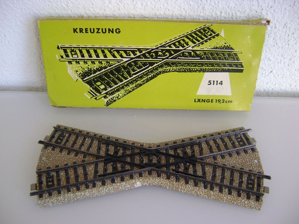 Marklin 5114 + 7190 Incrocio + Terminale Binario. Binari M - Foto 8