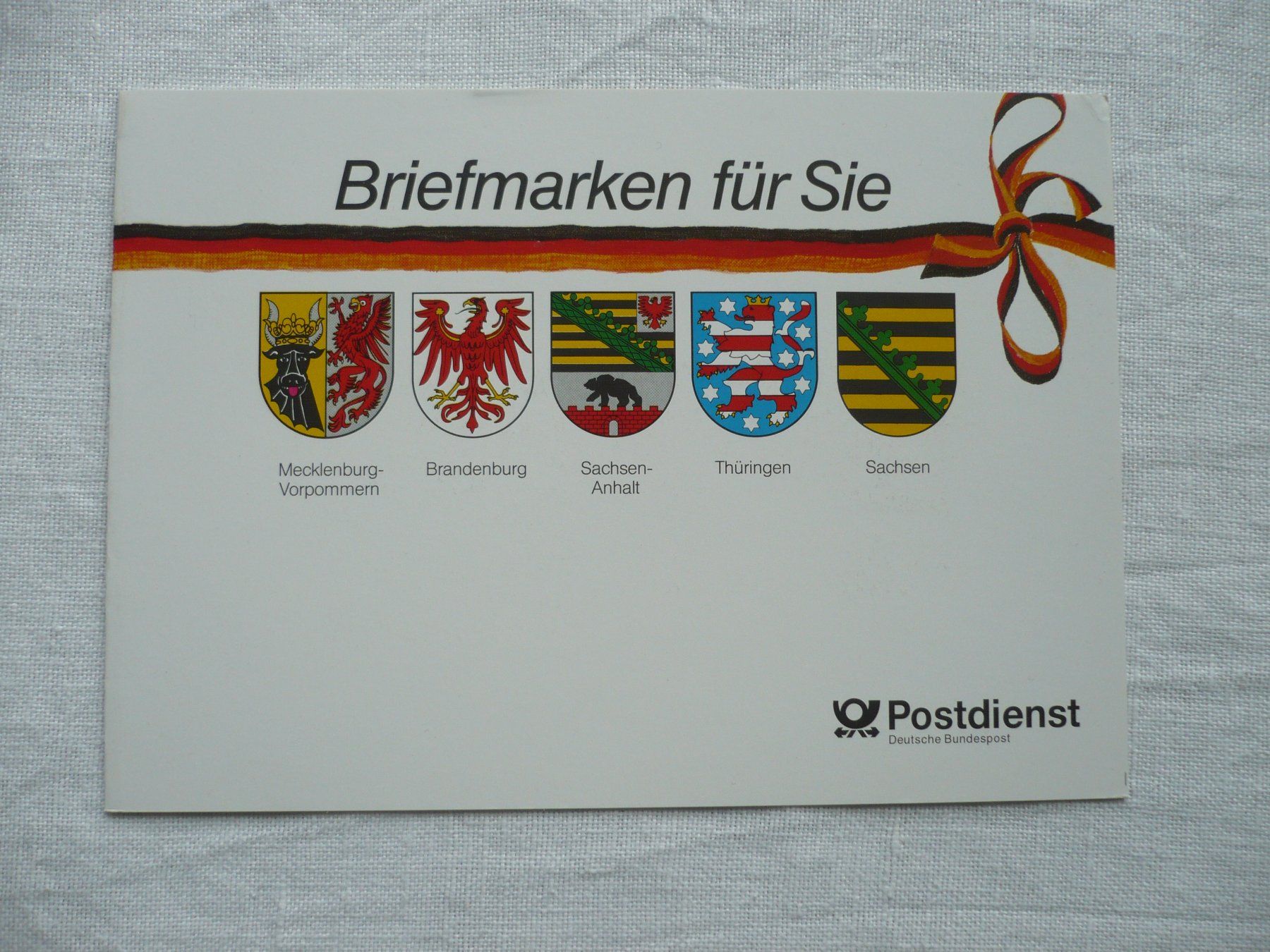 Alle Briefmarken: D 1991 Geschenkset "Neue Bundesländer" – Gebraucht aus Zürich von saltandpepper008