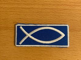 Jesus Fisch Ichthys Patch Aufnäher Sticker 190