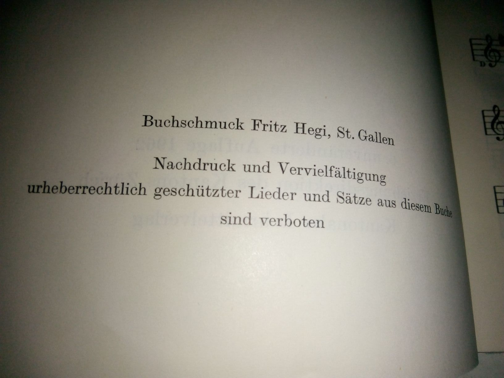 Libri: Schweizer Singbuch - Unterstufe  6.unveränderte Auflage 1962 – Usato da St. Gallen venduto da elk2020 2