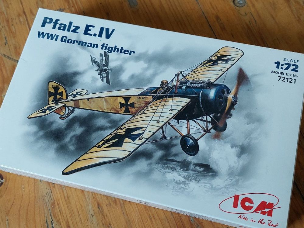 Plastikbausatz Modellflugzeug PFALZ E.IV, ICM Nr. 72121 | Kaufen auf ...