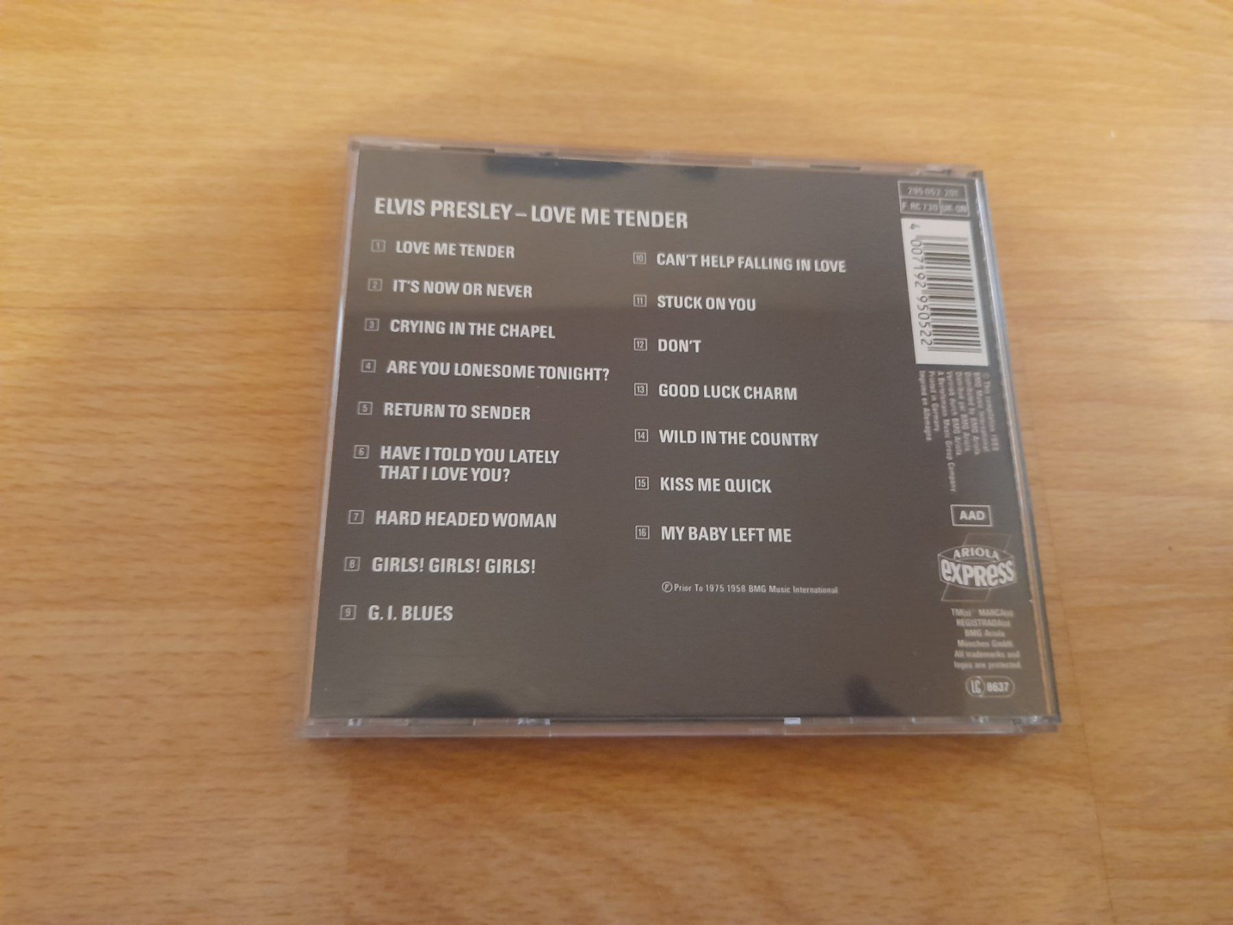 CD: CD Elvis Presley Love Me Tender – Usato da Lustmühle venduto da chevi03 2
