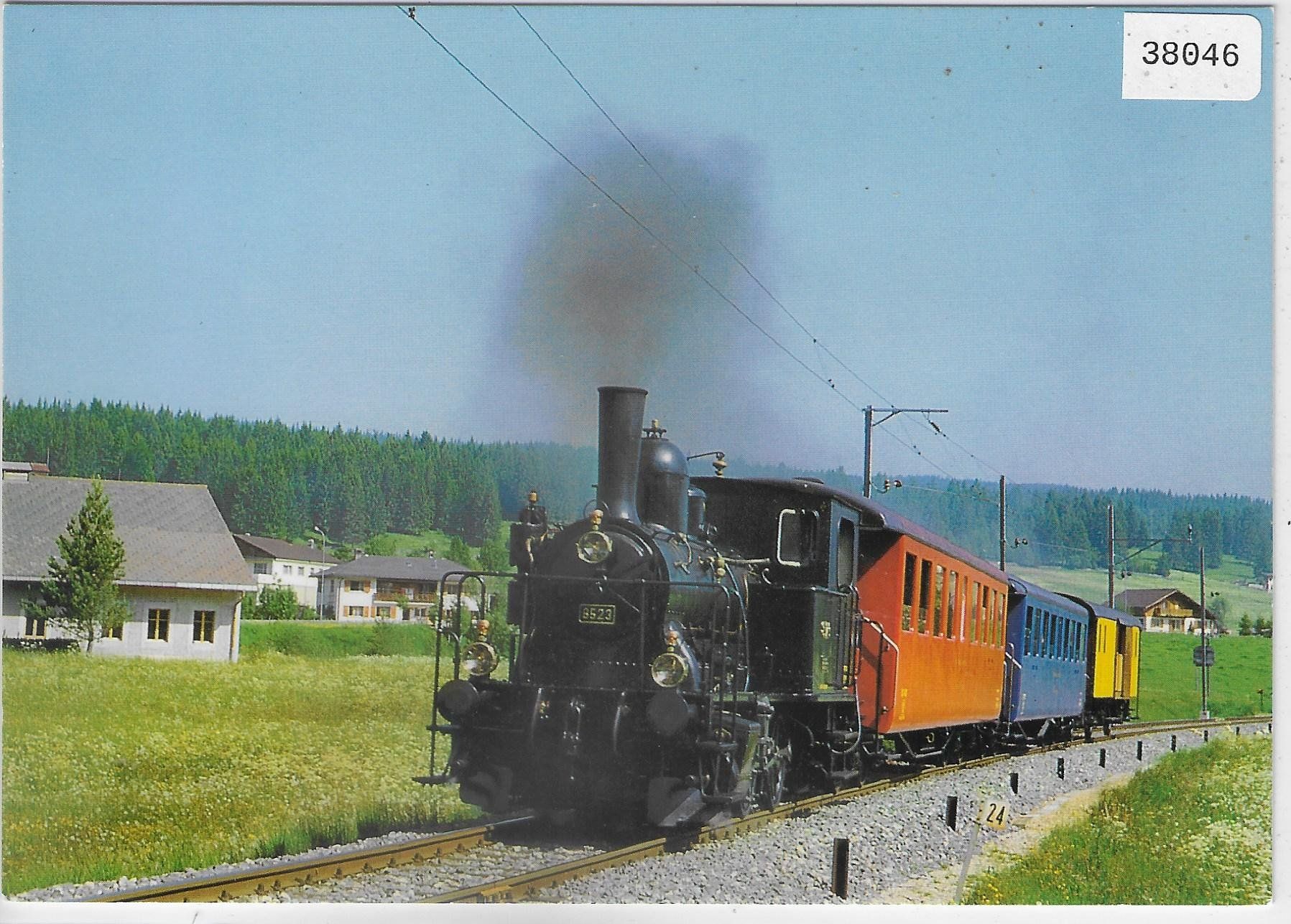 Cartoline postali: Compagne du Train a Vapeur de la Valle de Joux – Usato da Ettingen venduto da Kartenplanet