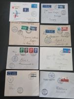 Lot mit 8 Flugpost Briefe