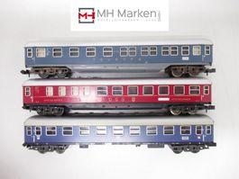 Trix 3-Teiliges Reisezugwagenset Deutsche Bahn o.OVP Spur N