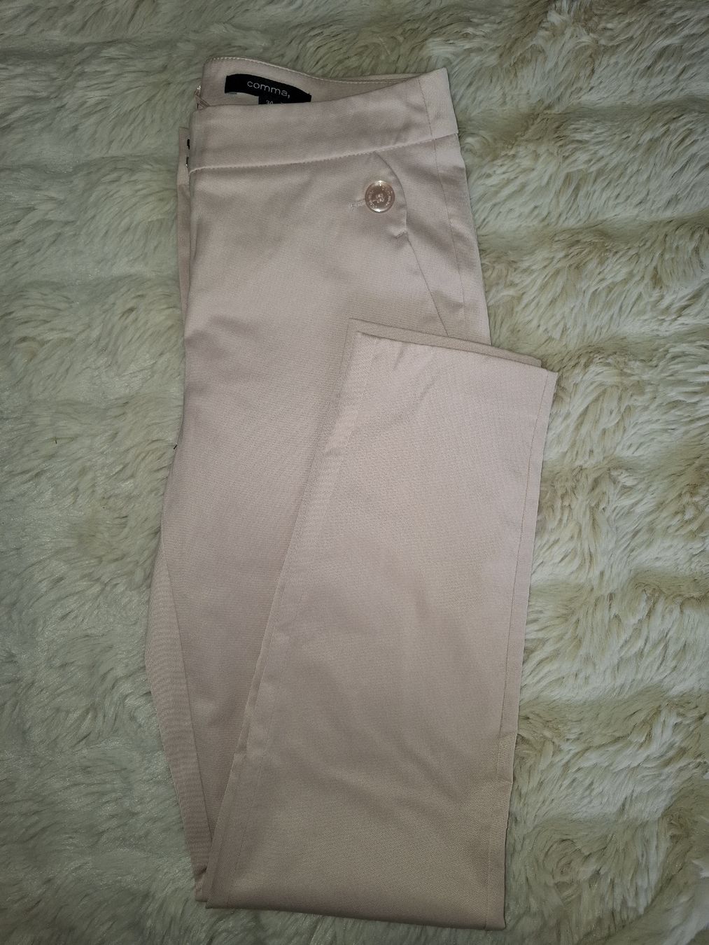 Comma Hosen: Comma Pantalon Élégant Rose Poudré - Taille 34 – Neu (gemäss Beschreibung) aus Le Locle von QUALI-PRIX 1