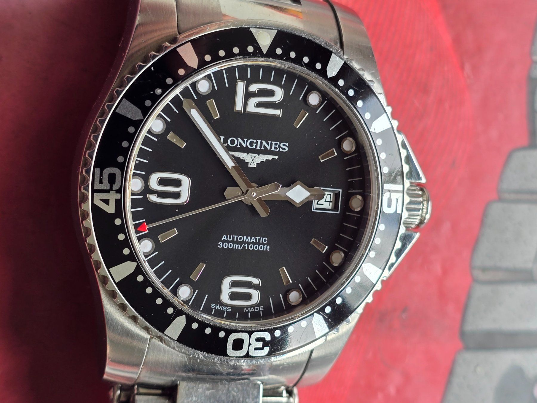 Longines Orologi: Longines Hydro Conquest Date 300m Automat wunderschoen – Usato da Muri AG venduto da Corredor 2