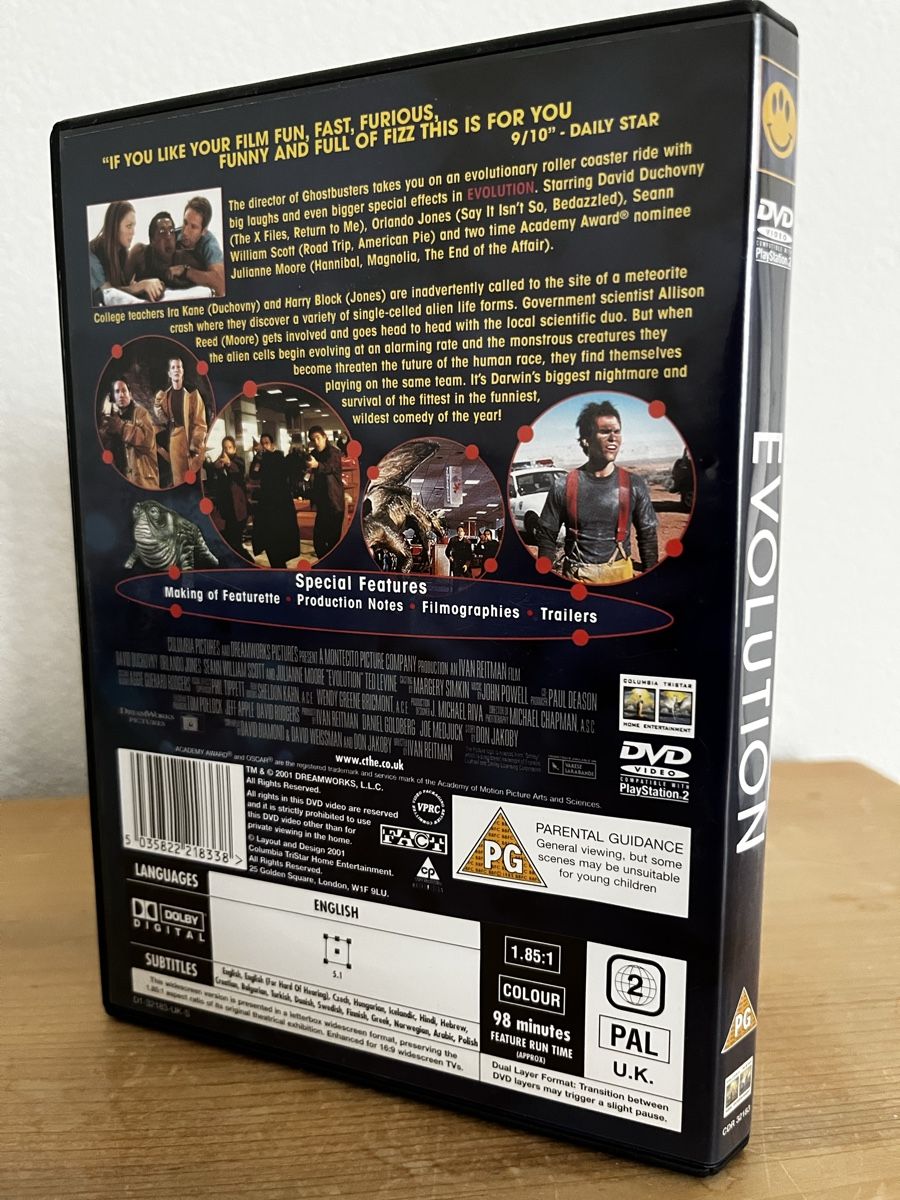 Tutti i DVDs: DVD Evolution - Sci-Fi Komödie mit David Duchovny – Usato da Bassersdorf venduto da McRob00 2
