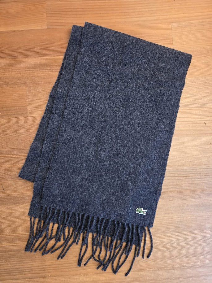 Lacoste Sciarpe: Lacoste Herrenschal, anthrazit – Usato da Meggen venduto da Scollection 1