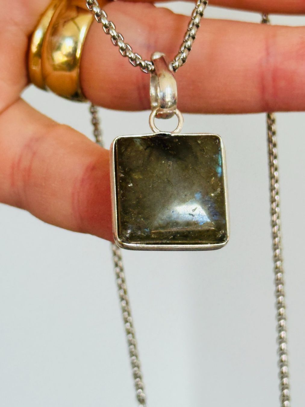 Catenine: Labradorite Gemstone Handmade Jewelry necklace – Nuovo e nell'imballaggio originale da Genève venduto da AGBERG 4