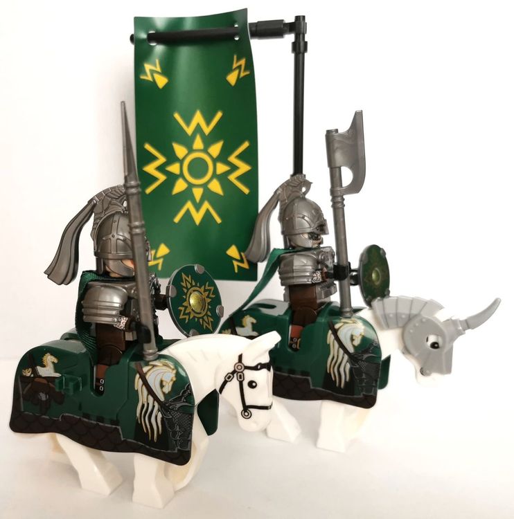 Klemmbausteine Minifiguren Herr der Ringe Reiter von Rohan (Neu und ...