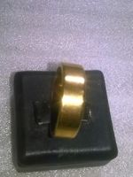 RING EDELSTHAL VERGOLDET,,,GLANZIG