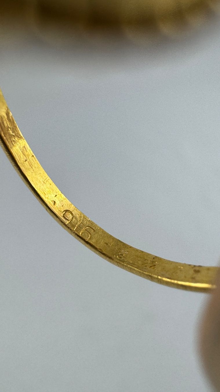 Anelli: Ring in 916 Gold / 22 Karat – Usato da kreuzlingen venduto da fantasy_schmuck 7