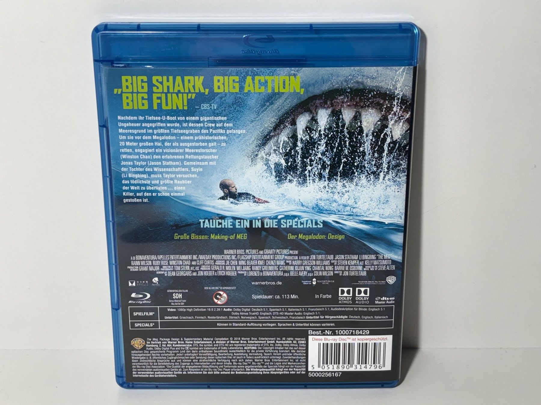Alle DVDs: MEG Blu Ray – Gebraucht aus Wilderswil von Sstriker 1