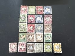 Bayern Lot ab1870  MiNr. * und gest.  (5191)