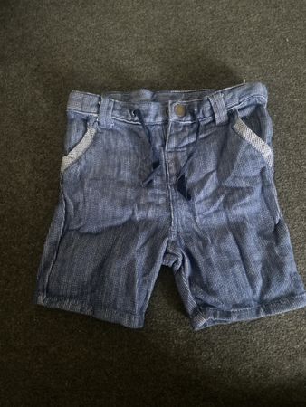 Denim shorts for your baby boy! Size 12m