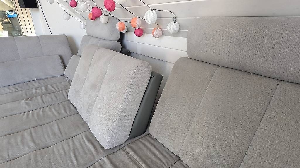 Divani: Grosse Wohnlandschaft grau/beige – Usato da Veltheim AG venduto da D.Pfister 2
