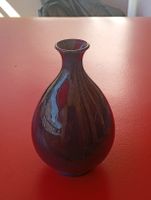 Vintage Vase Roter Hergestellt 6.2 1970 Handmade.
